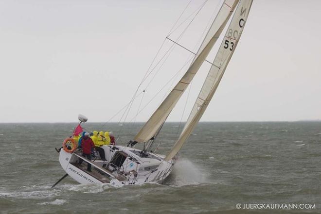 Towards Sanya in strong wind - Round Hainan Regatta 2015 © Juerg Kaufmann Round Hainan Regatta
